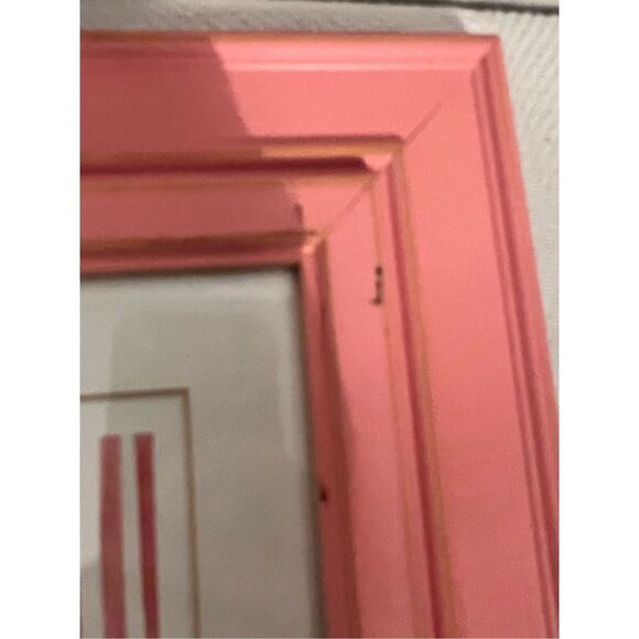 Bunny Print W Pink Frame 18” X 16” Signed By Artist Kelly B Rightsell - Picture 12 of 14